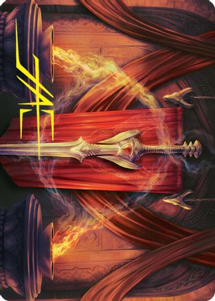 Ramosian Greatsword Art Card (Gold-Stamped Signature) (ASMOM-037) - Art Series: March of the Machine