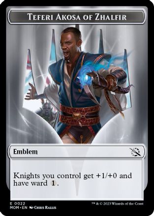 Emblem - Teferi Akosa of Zhalfir (MOM-022) - March of the Machine