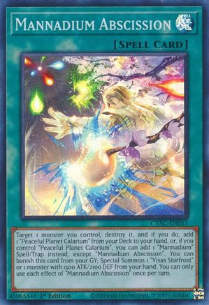 Mannadium Abscission (CYAC-EN057) - Cyberstorm Access 1st Edition