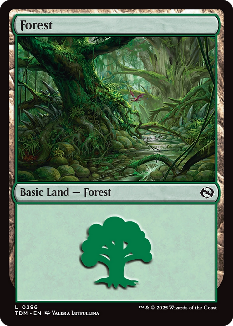 Forest (0286) [Tarkir: Dragonstorm] | The CG Realm