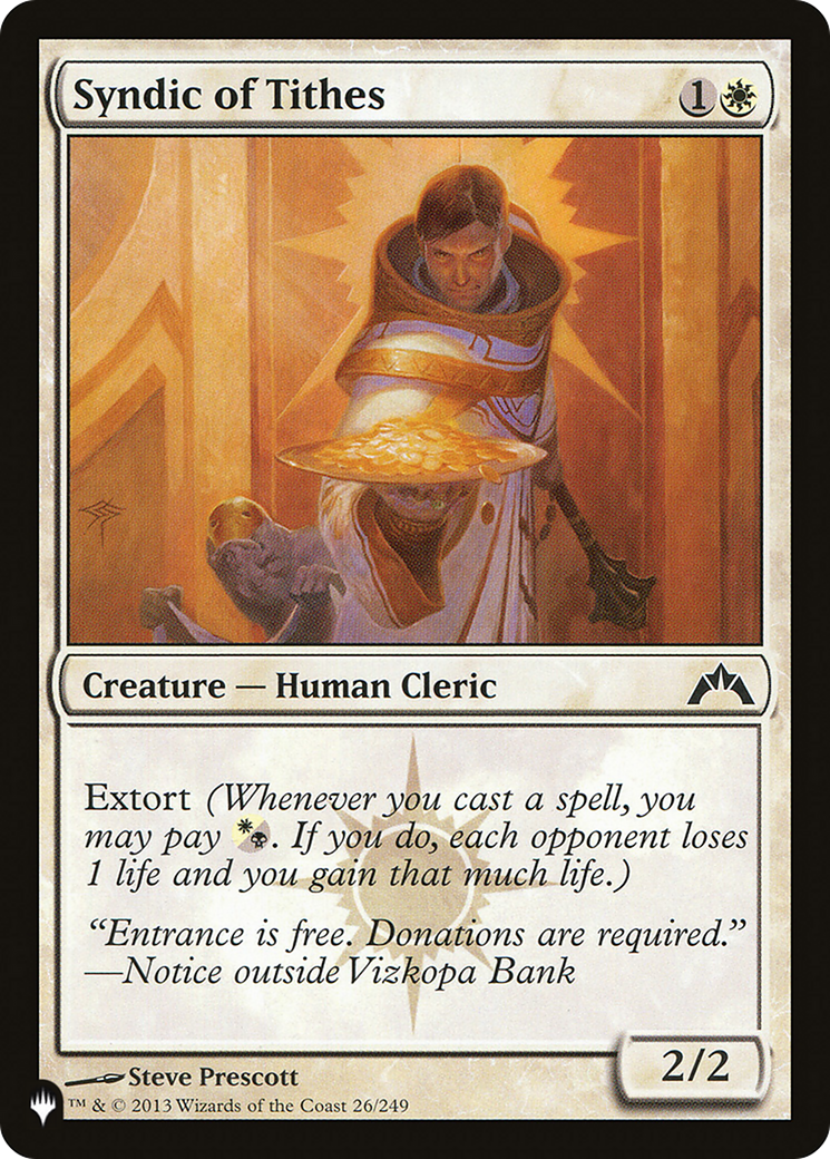 Syndic of Tithes [The List] | The CG Realm