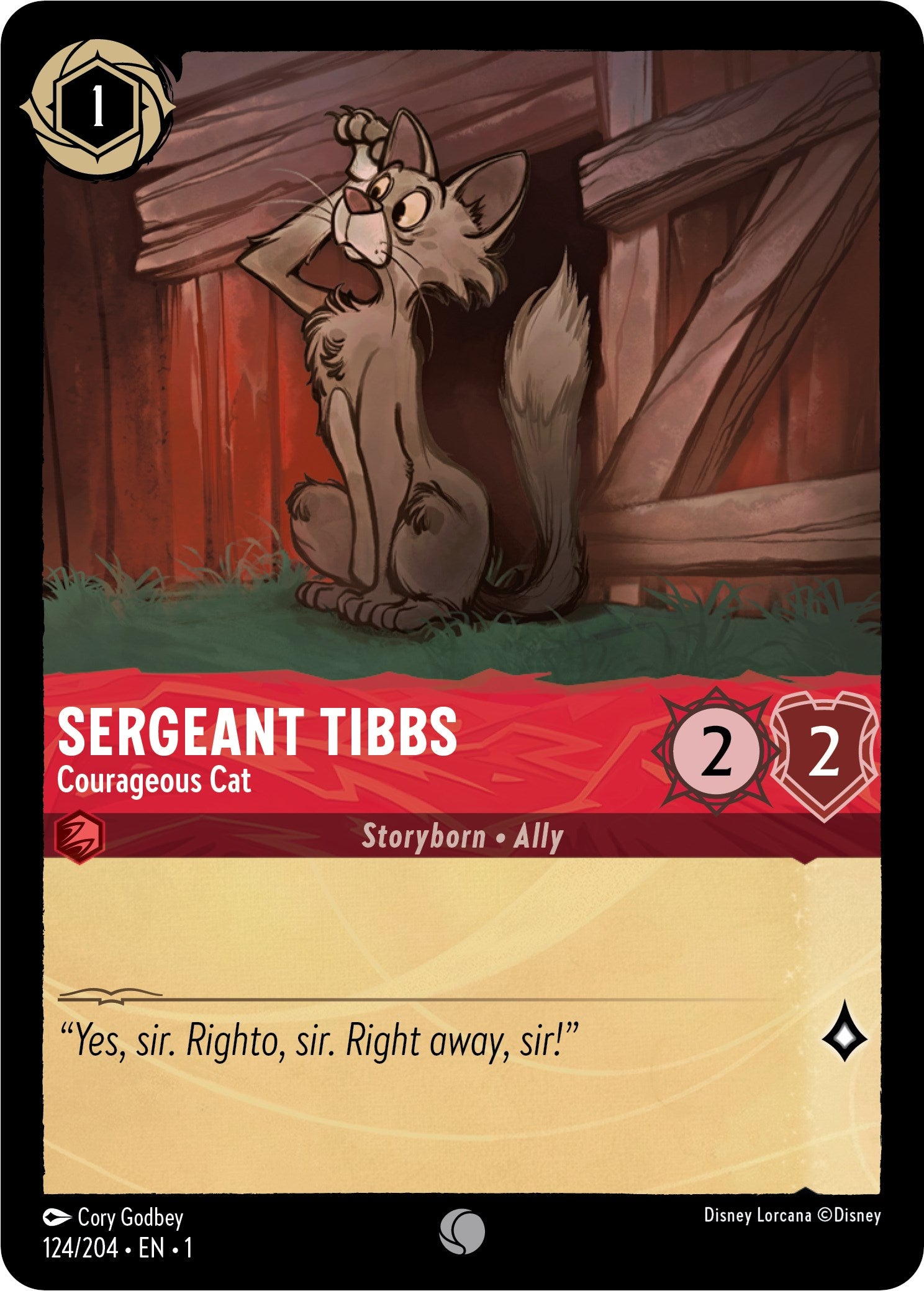 Sergeant Tibbs - Courageous Cat (124/204) [The First Chapter] | The CG Realm