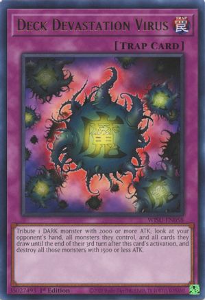 Deck Devastation Virus (WISU-EN058) - Wild Survivors 1st Edition
