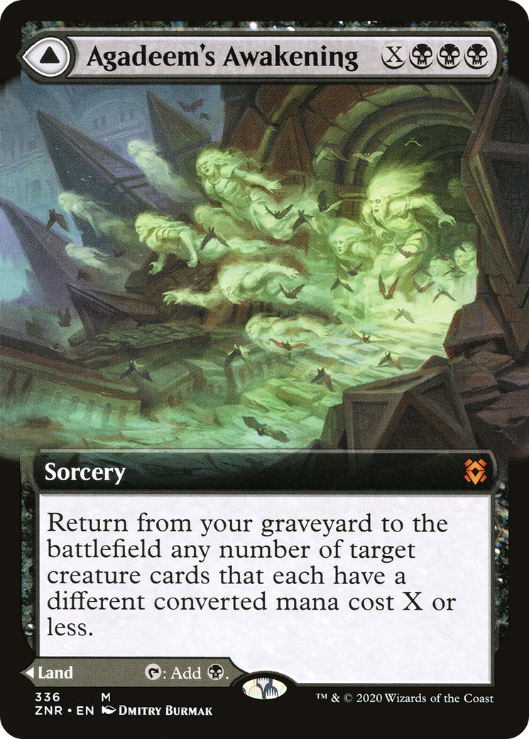 Agadeem's Awakening (Extended Art) (ZNR-336) - Zendikar Rising: (Extended Art)