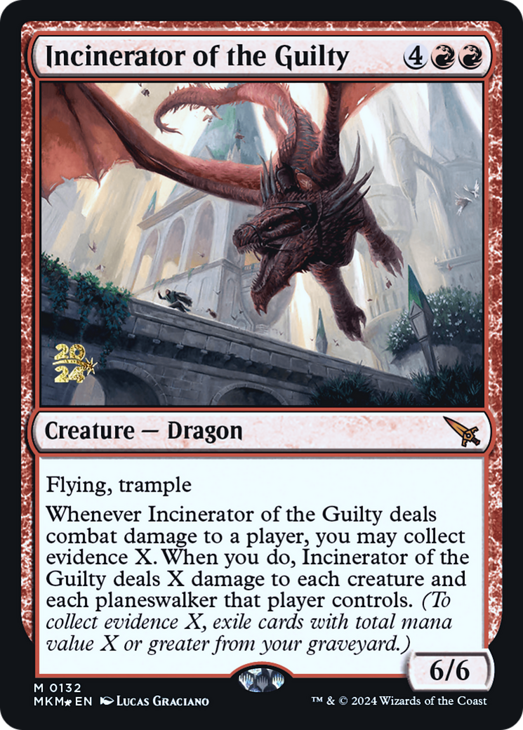 Incinerator of the Guilty [Murders at Karlov Manor Prerelease Promos] | The CG Realm