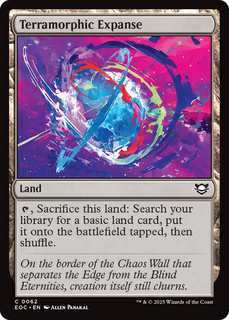Terramorphic Expanse [Edge of Eternities Commander] | The CG Realm