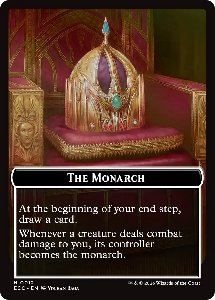 Saproling // The Monarch Double-Sided Token (ECC-7 // 12) - Commander: Lorwyn Eclipsed