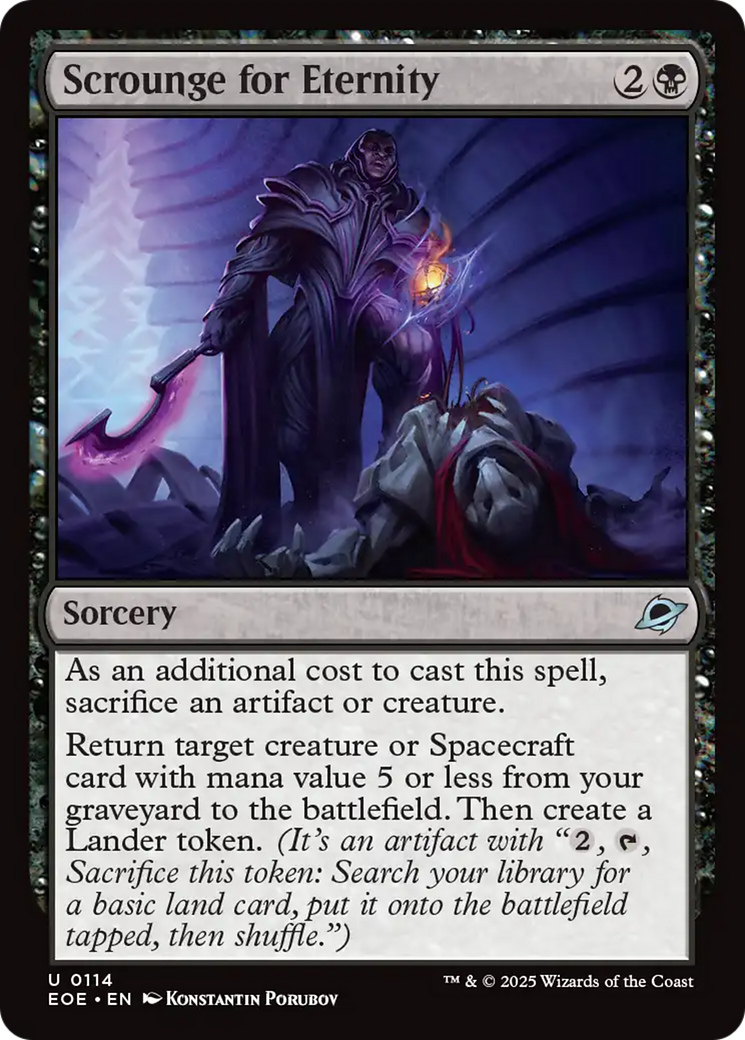 Scrounge for Eternity [Edge of Eternities] | The CG Realm