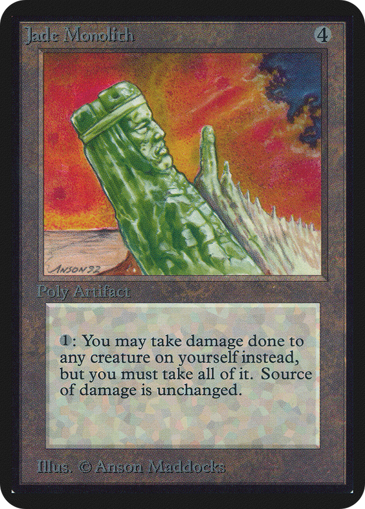 Jade Monolith (LEA-) - Limited Edition Alpha