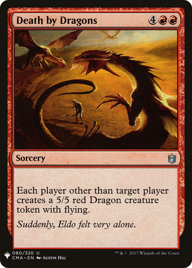 Death by Dragons (LIST-CMA-80) - The List