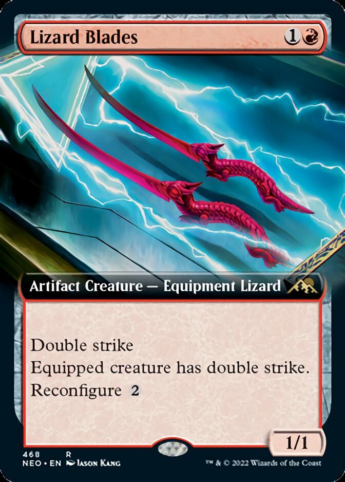 Lizard Blades (Extended Art) [Kamigawa: Neon Dynasty] | The CG Realm