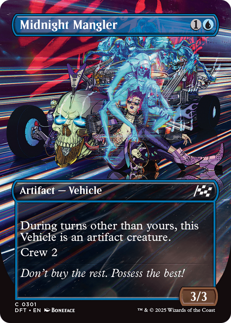 Midnight Mangler (Borderless) (DFT-301) - Aetherdrift