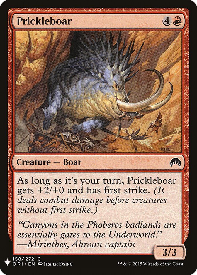 Prickleboar [Mystery Booster] | The CG Realm