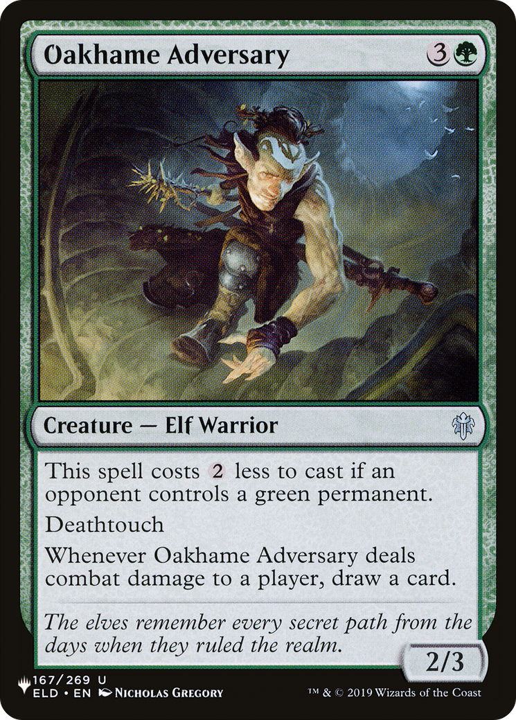 Oakhame Adversary [The List] | The CG Realm