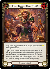 Even Bigger Than That! (Yellow) [EVR174] (Everfest)  1st Edition Rainbow Foil | The CG Realm