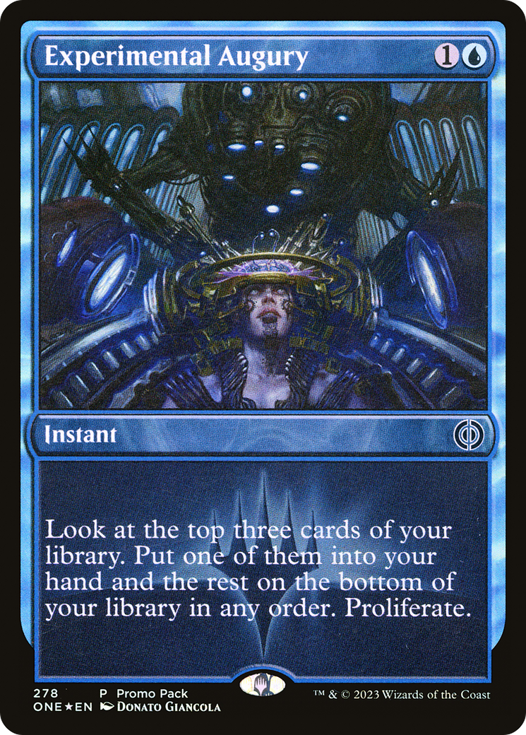 Experimental Augury (Promo Pack) [Phyrexia: All Will Be One Promos] | The CG Realm