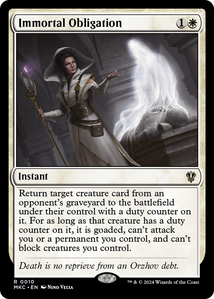Immortal Obligation [Murders at Karlov Manor Commander] | The CG Realm