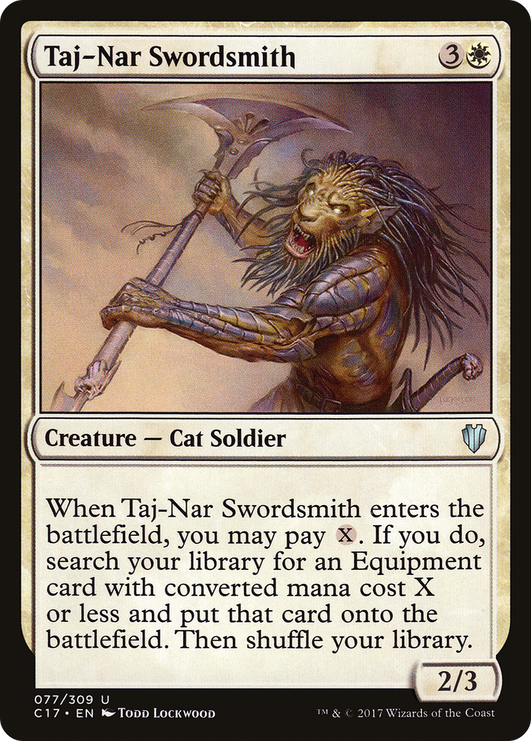 Taj-Nar Swordsmith (C17-077) - Commander 2017