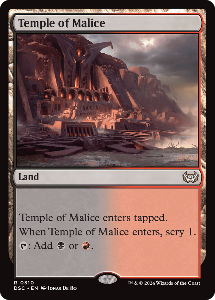 Temple of Malice [Duskmourn: House of Horror Commander] | The CG Realm