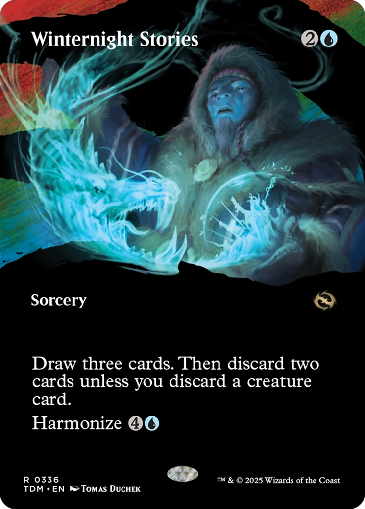 Winternight Stories (Borderless) [Tarkir: Dragonstorm] | The CG Realm