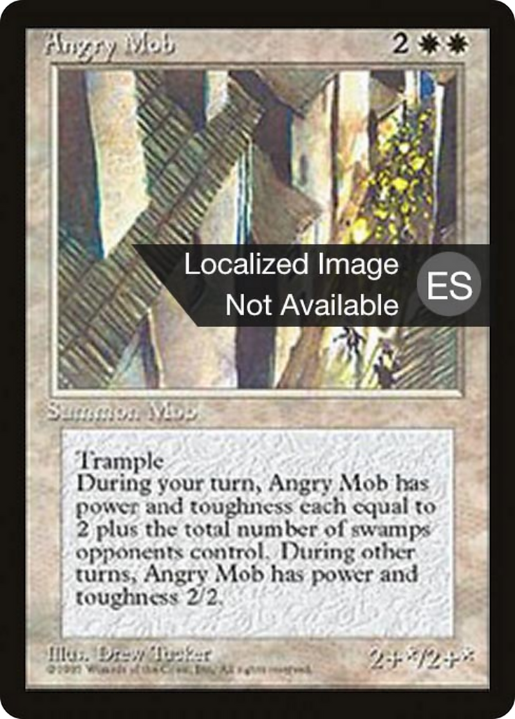Angry Mob (4BB-) - Fourth Edition Foreign Black Border