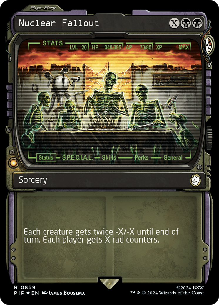 Nuclear Fallout (Showcase) (Surge Foil) [Fallout] | The CG Realm