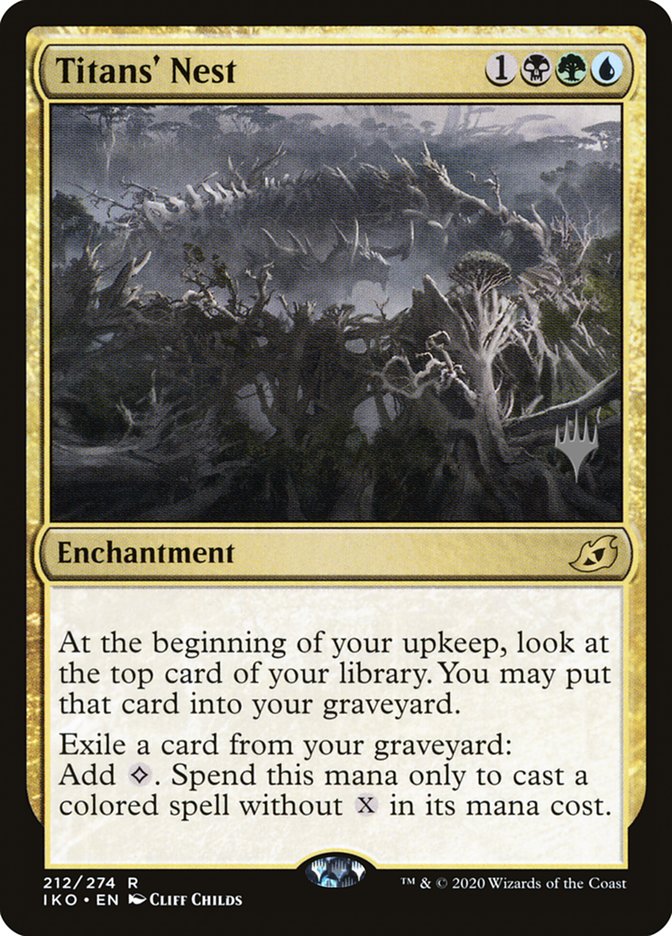 Titans' Nest (Promo Pack) [Ikoria: Lair of Behemoths Promos] | The CG Realm