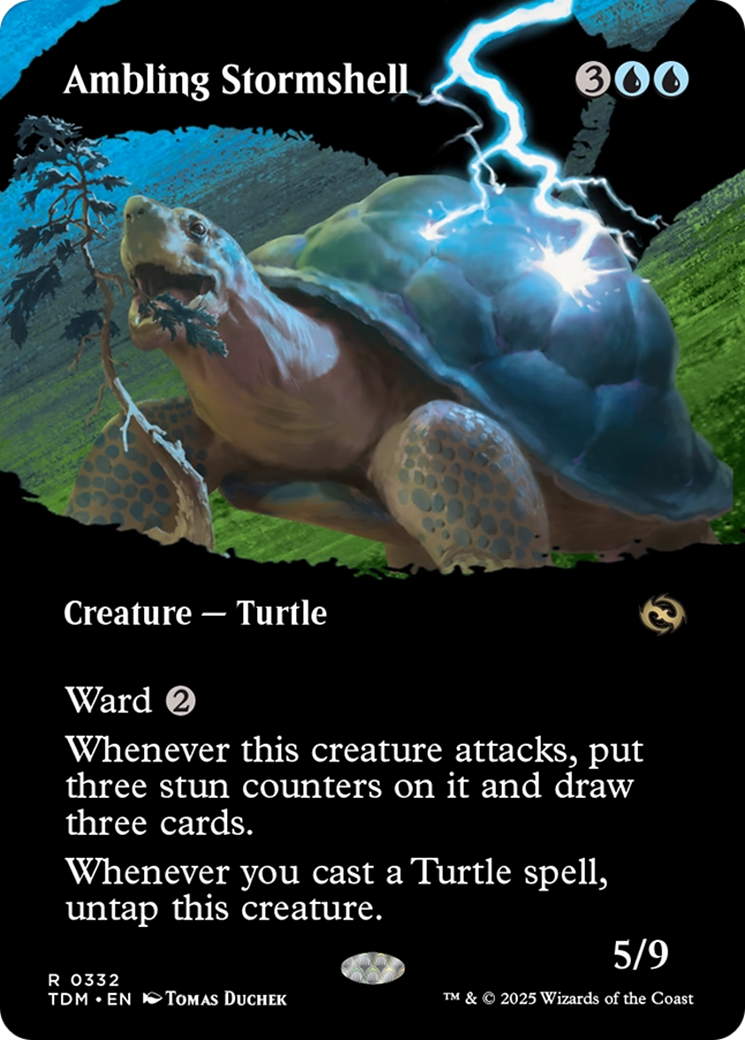 Ambling Stormshell (Borderless) [Tarkir: Dragonstorm] | The CG Realm