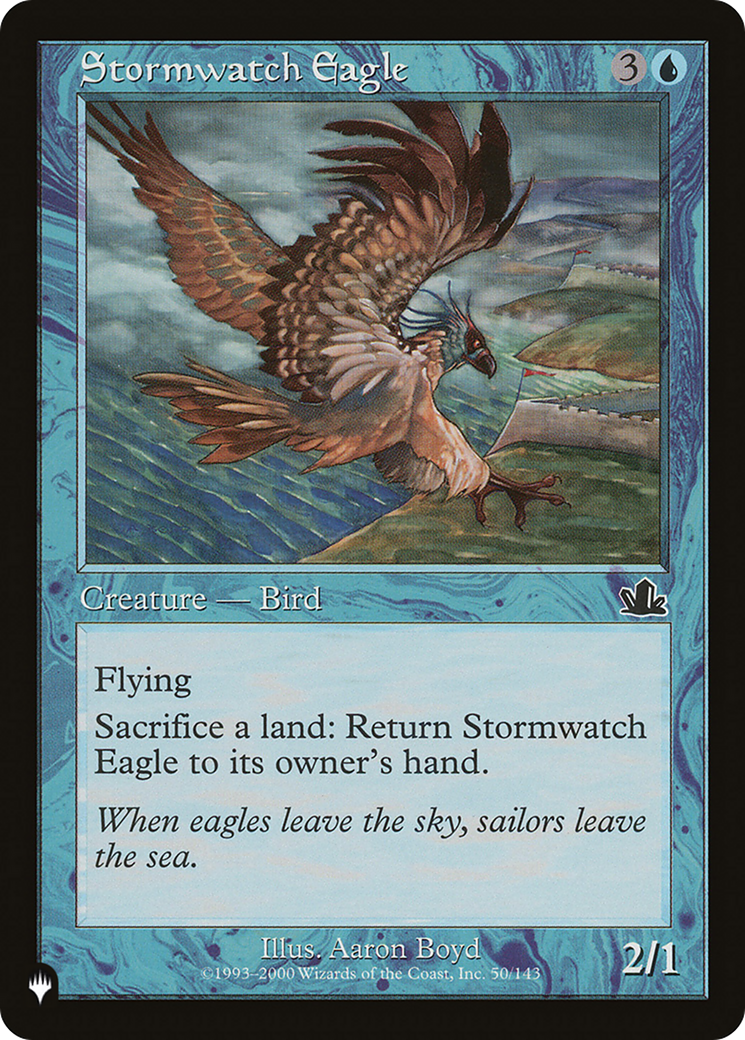 Stormwatch Eagle [The List] | The CG Realm