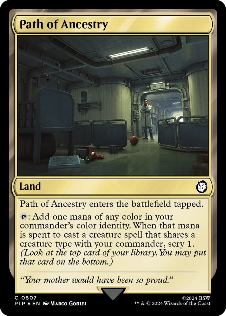 Path of Ancestry (Surge Foil) [Fallout] | The CG Realm