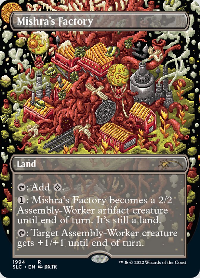 Mishra's Factory (Borderless) [Secret Lair Countdown Kit] | The CG Realm