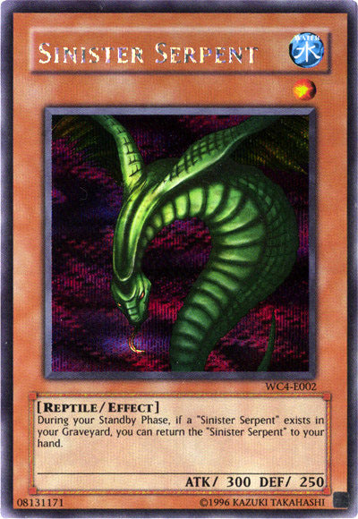 Sinister Serpent [WC4-E002] Prismatic Secret Rare | The CG Realm