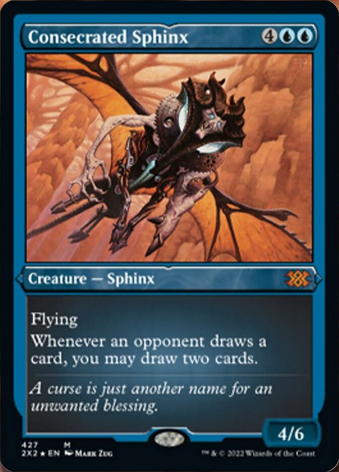 Consecrated Sphinx (Foil Etched) [Double Masters 2022] | The CG Realm
