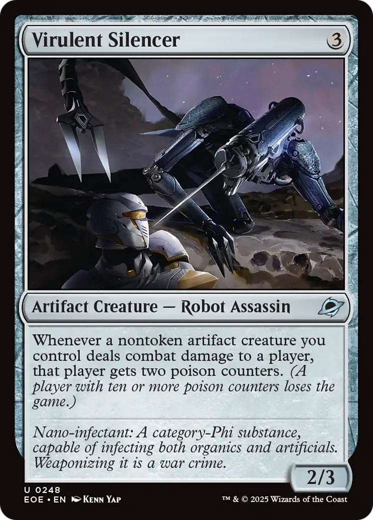 Virulent Silencer [Edge of Eternities] | The CG Realm
