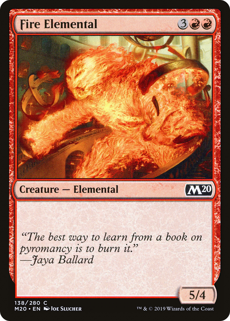 Fire Elemental (M20-138) - Core Set 2020