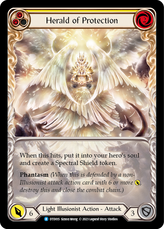 Herald of Protection (Yellow) [DTD015] (Dusk Till Dawn) | The CG Realm