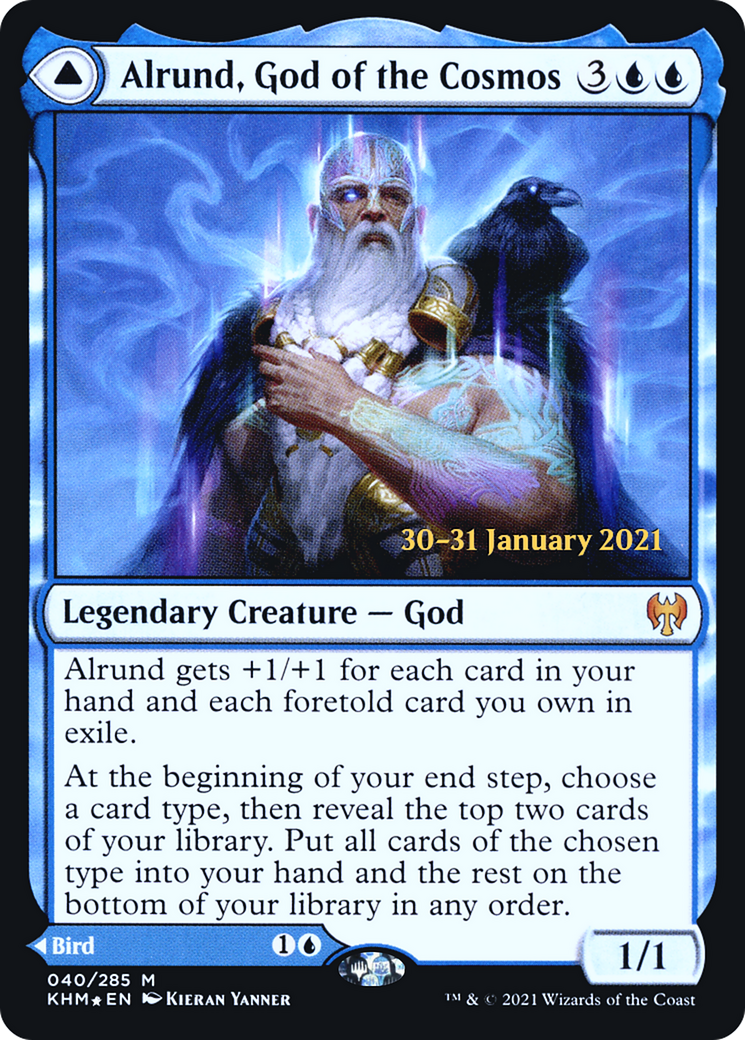 Alrund, God of the Cosmos (PRE-40S) - Kaldheim Promos Foil