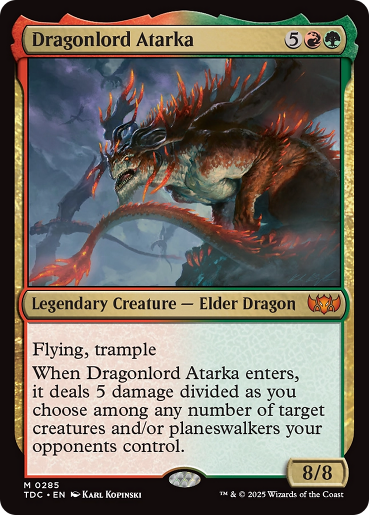 Dragonlord Atarka [Tarkir: Dragonstorm Commander] | The CG Realm