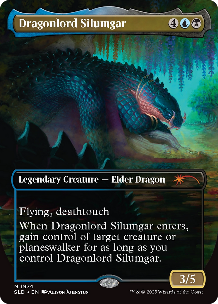 Dragonlord Silumgar (SLD-1974) - Secret Lair Drop (Borderless) Foil