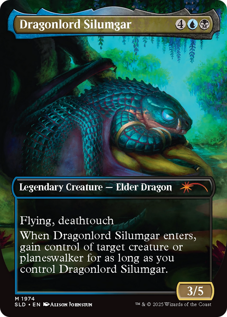 Dragonlord Silumgar (SLD-1974) - Secret Lair Drop (Borderless) Foil