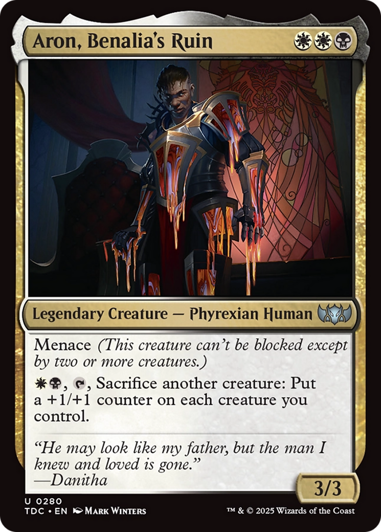Aron, Benalia's Ruin [Tarkir: Dragonstorm Commander] | The CG Realm