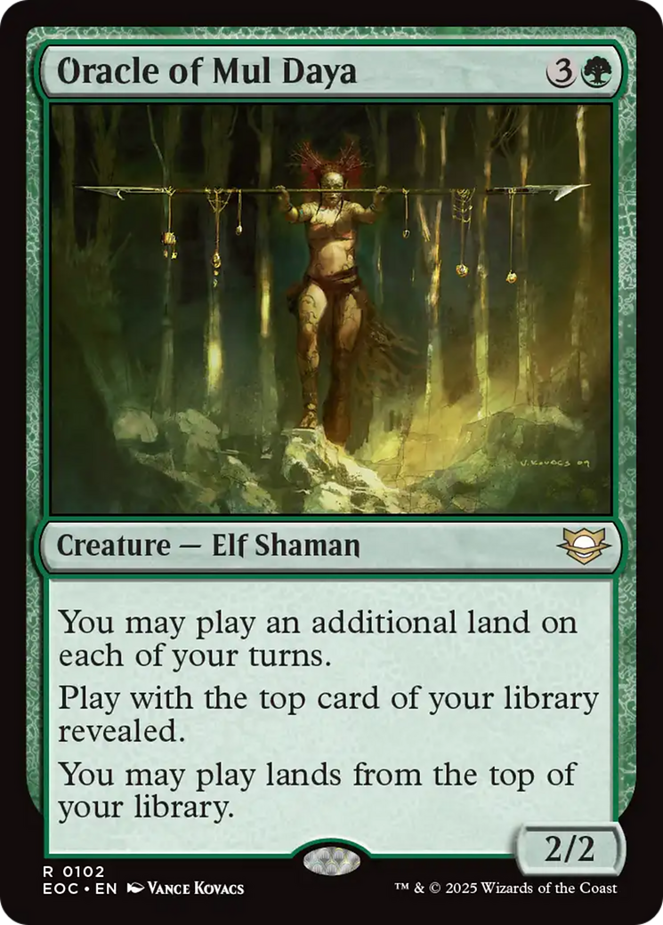 Oracle of Mul Daya [Edge of Eternities Commander] | The CG Realm