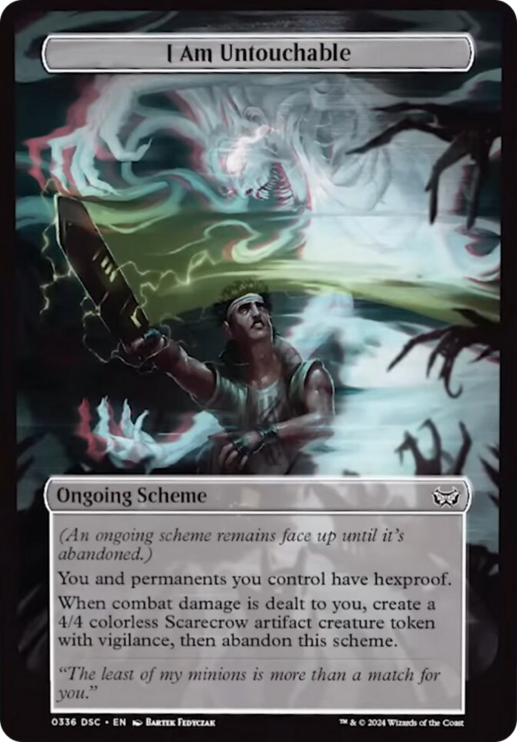 I Am Untouchable (Full Art) (A:DSC-336) - Duskmourn: House of Horror Commander