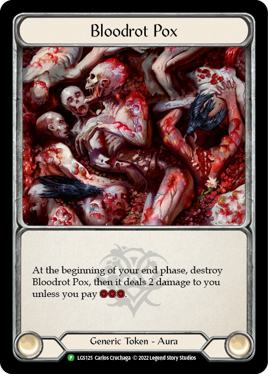 Bloodrot Pox // Frailty [LGS125 // LGS126] (Promo)  Cold Foil | The CG Realm