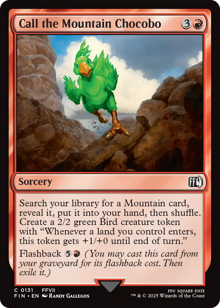 Call the Mountain Chocobo [FINAL FANTASY] | The CG Realm