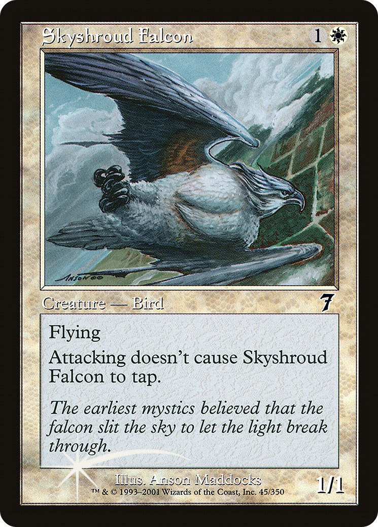 Skyshroud Falcon (7ED-045) - 7th Edition