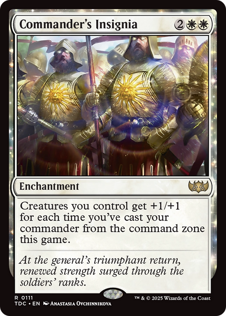 Commander's Insignia [Tarkir: Dragonstorm Commander] | The CG Realm