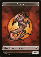 Saproling // Sliver Double-Sided Token [The List] | The CG Realm