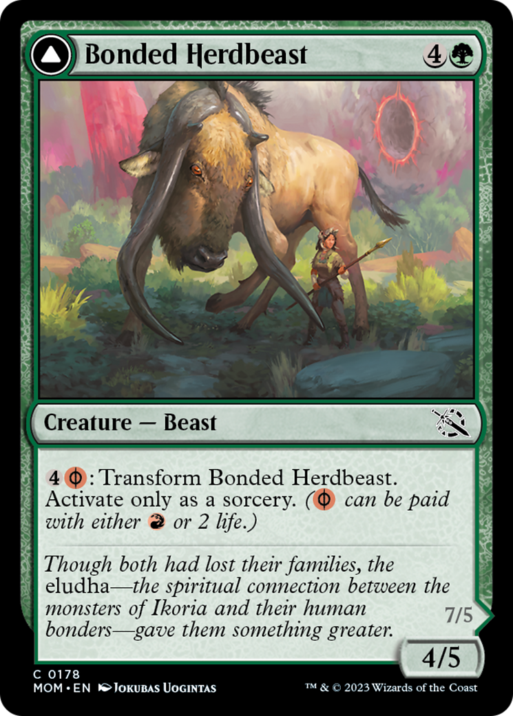 Bonded Herdbeast (MOM-178) - March of the Machine
