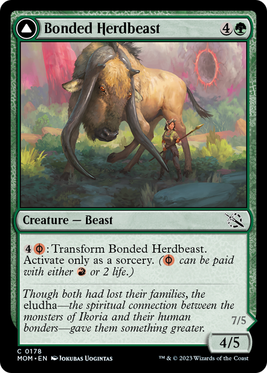 Bonded Herdbeast (MOM-178) - March of the Machine